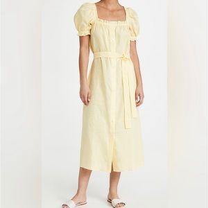Sleeper Linen midi dress